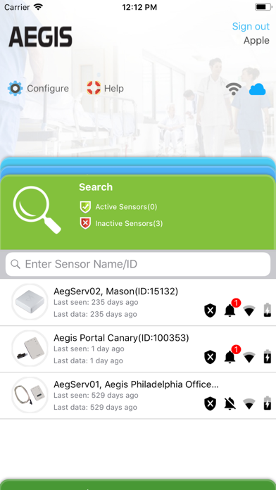 Aegis Monitoring screenshot 2