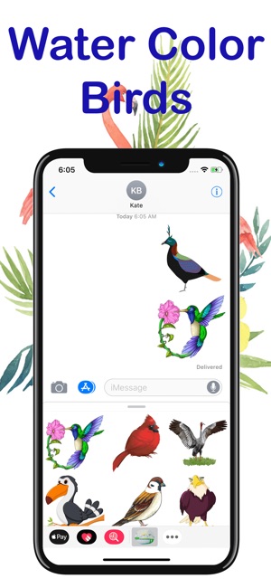 Watercolor Birds Stickers!(圖4)-速報App