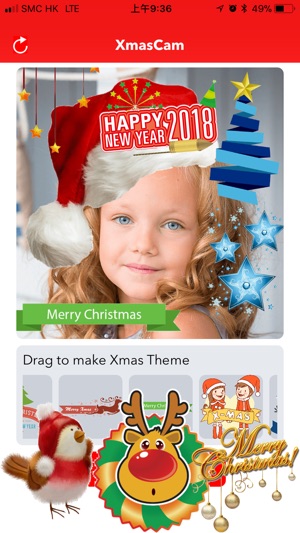 XmasCam - 2018 New Year Camera(圖3)-速報App