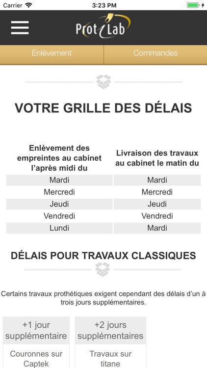 Laboratoire Protilab screenshot-3