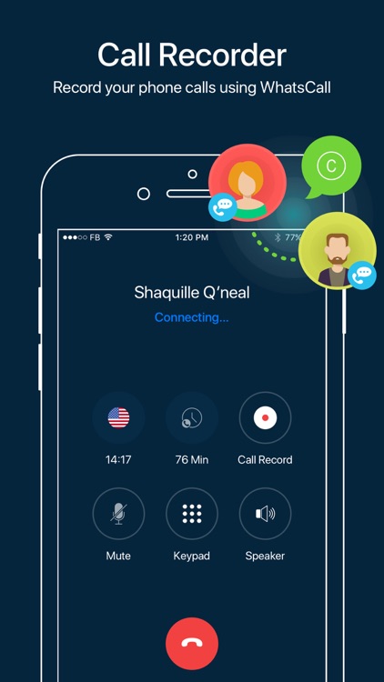 WhatsCall - Global Phone Call & Call Recorder