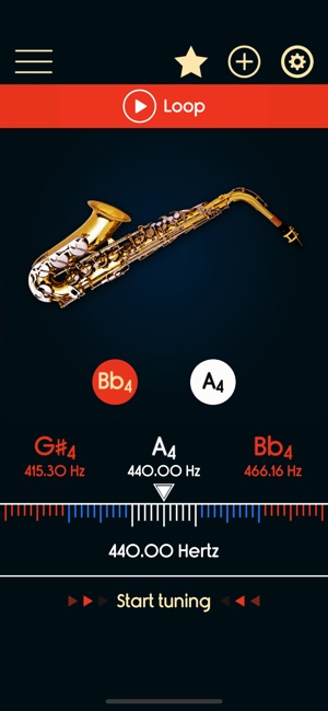 Saxophone Tuner