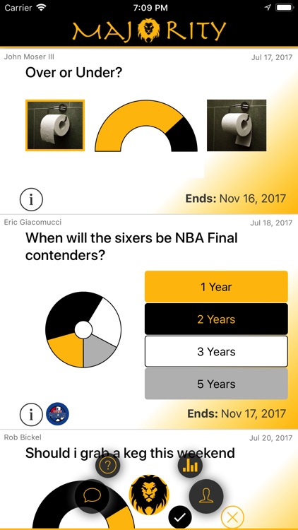 Majority: Social Voting