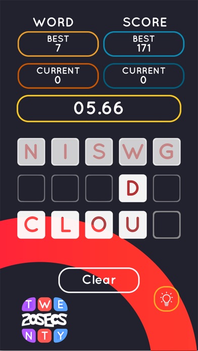 20 Seconds Word Puzzle Game screenshot 2