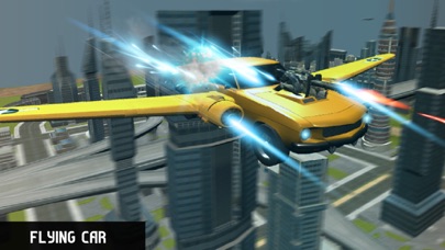 Flying Futuristic Car Battle screenshot 2