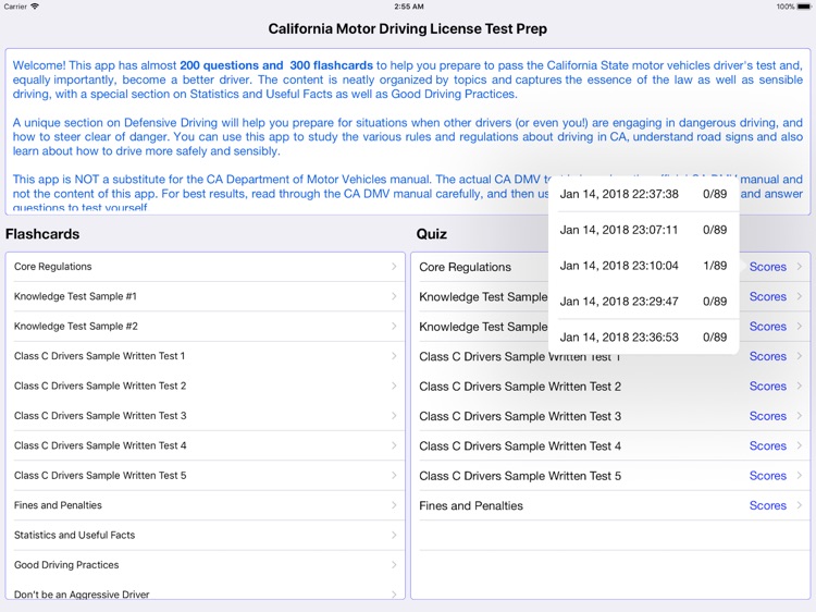 California DMV Test 2018