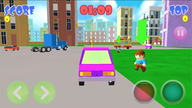 Cute Car Rider 3D : Small City(圖2)-速報App