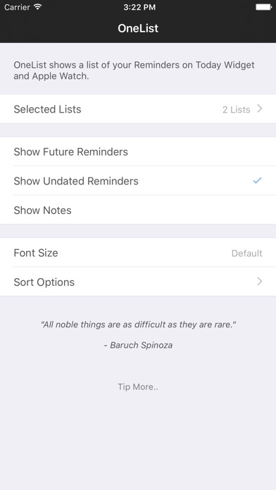 OneList - Reminders W... screenshot1