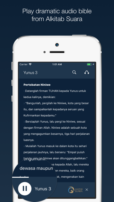 How to cancel & delete Alkitab Suara App from iphone & ipad 1