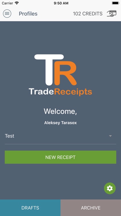 Trade receipts