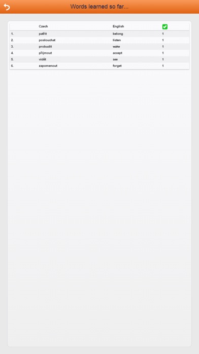 Learn Czech Words 2.6.1 IOS -