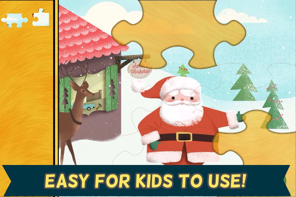 Christmas Games for Kids: Toddler Jigsaw Puzzles screenshot 2