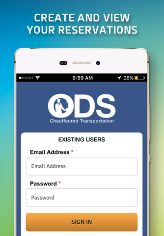 ODS Client App screenshot 2