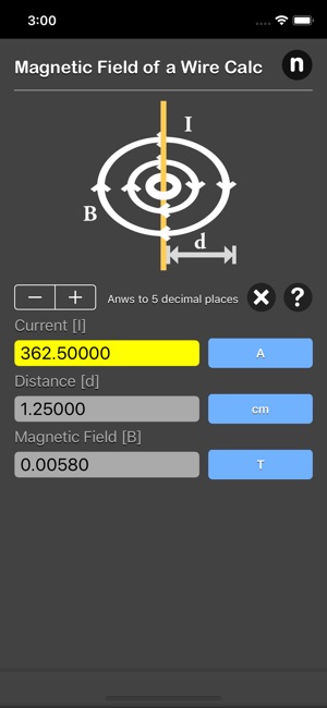 Magnetic Field of a Wire Calc(圖6)-速報App