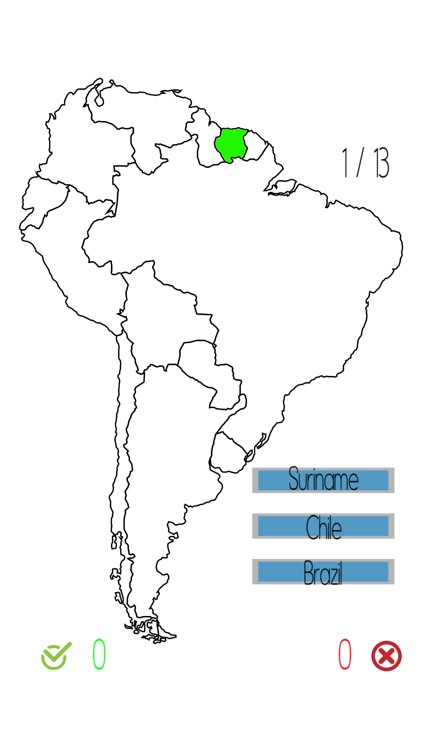 South America Map