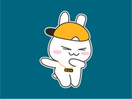 Stubborn Bunny Animated Stickers for iMessage: