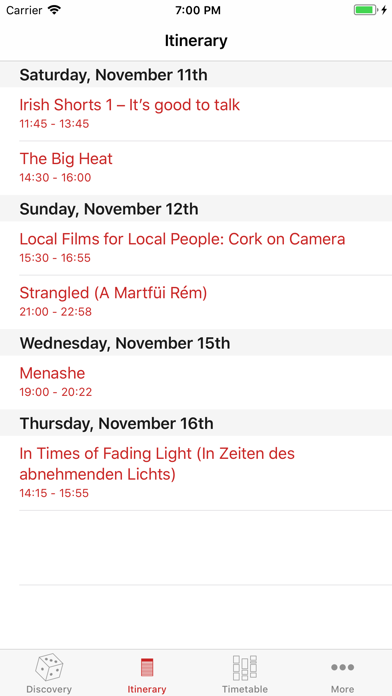 How to cancel & delete Cork Film Fest Planner from iphone & ipad 4