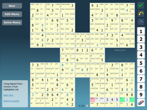 dkm Samurai Sudoku screenshot 3