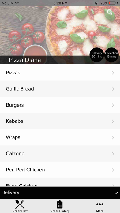 How to cancel & delete Pizza Diana from iphone & ipad 1