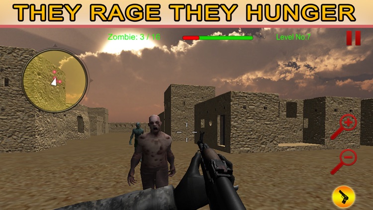 Desert Sniper Range-Zombies Clash at dead zone screenshot-3