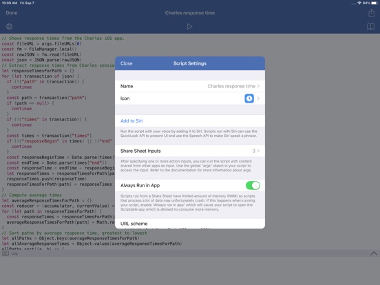 iPad Image of Scriptable