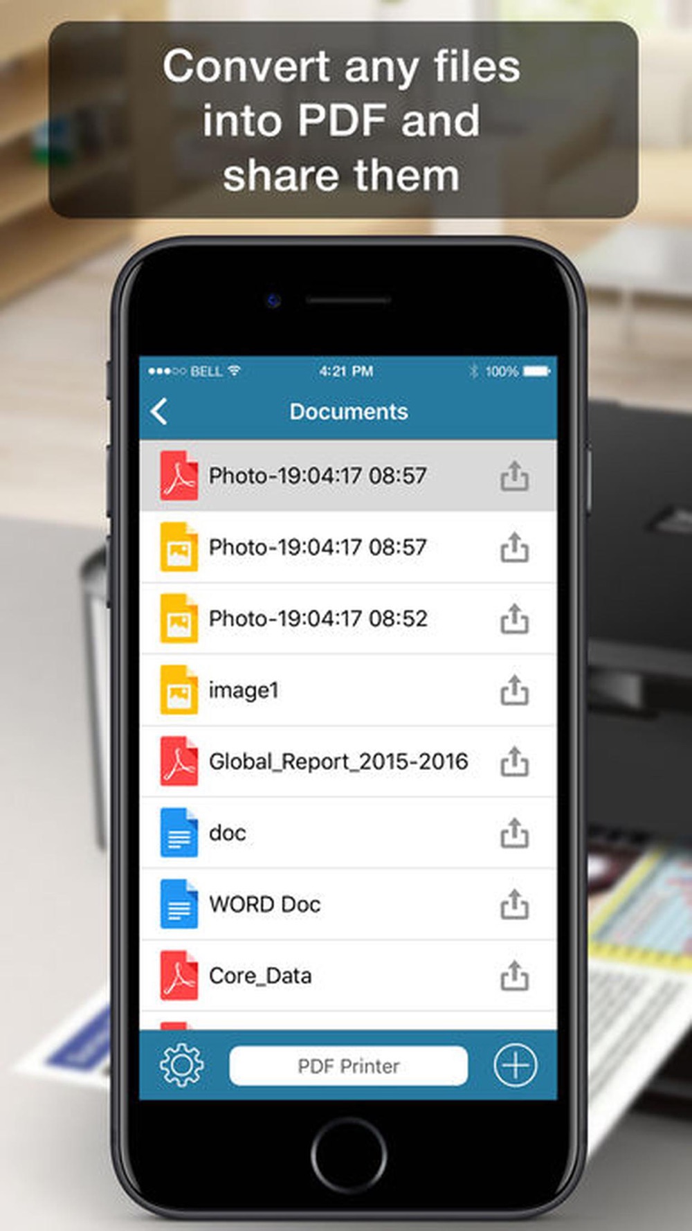 airprint pdf printer iphone