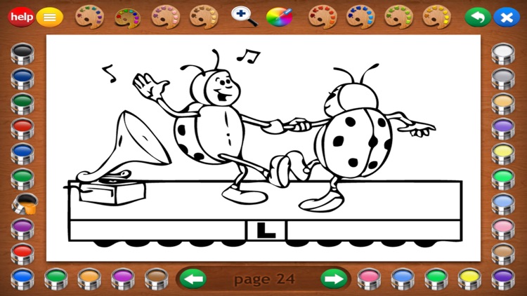 Coloring Book 5 Lite: Alphabet screenshot-4