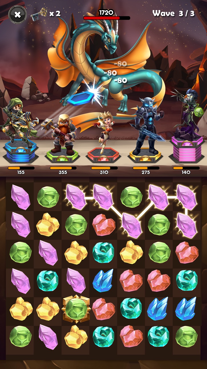 Dragons & Diamonds - Free Hack screenshot 6 - iOS game interface