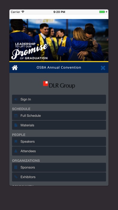 OSBA Conferences screenshot 2