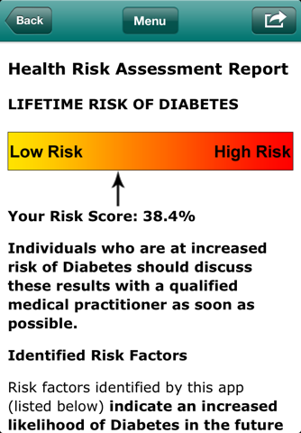 Your Diabetes Risk Calculator screenshot 3