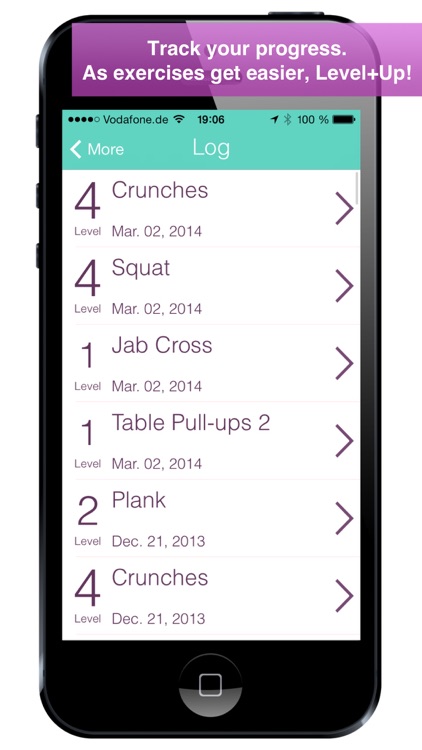 Level+Up Exercise Workout screenshot-4