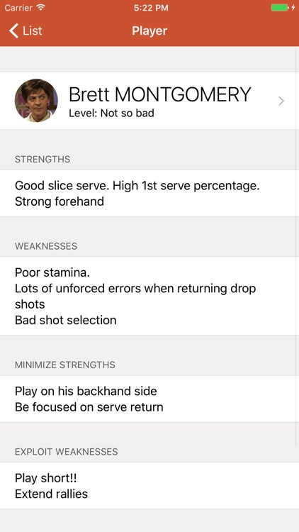 Tennis Log