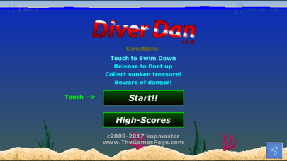 How to cancel & delete Diver Dan - Touch & Dive from iphone & ipad 2