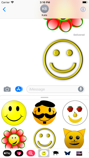 Yellow Smiley Sticker Pack(圖6)-速報App