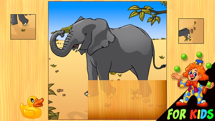 Wild Animals Puzzle – For Kids