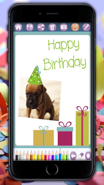 Create birthday greeting cards