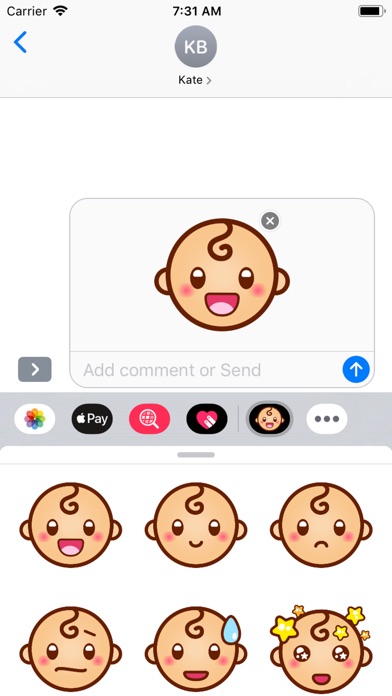 赤ちゃんの絵文字 Iphoneアプリ Applion