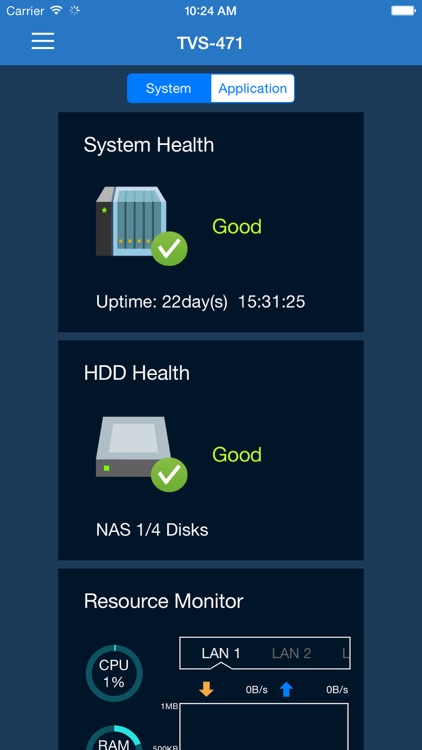 NAS System Manager