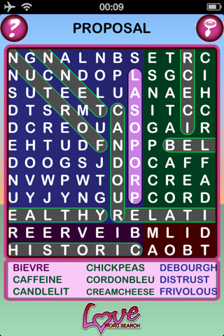 Epic Love Word Search - huge Valentine's word game - náhled