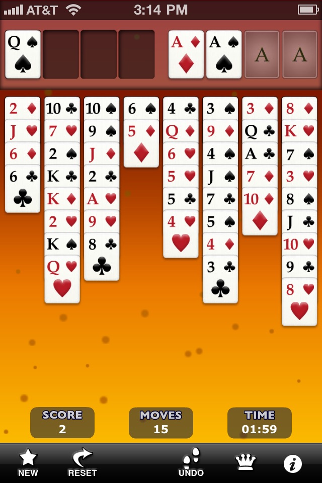 NBTD FreeCell Lite screenshot 2