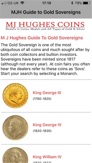 MJH Guide to Gold Sovereigns