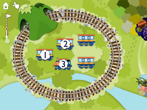 Скриншот из 123 Trains: COUNTING FUN TOYS