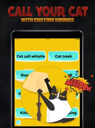 Captura 1 Cat Meow Sound & Whistle Call iphone
