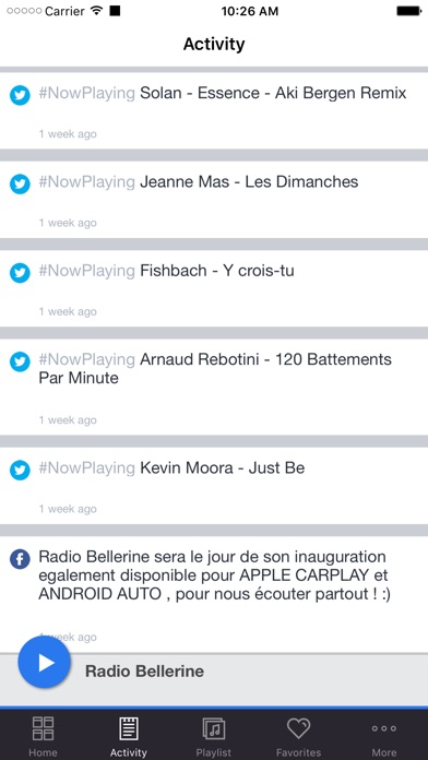 Radio Bellerine screenshot 2