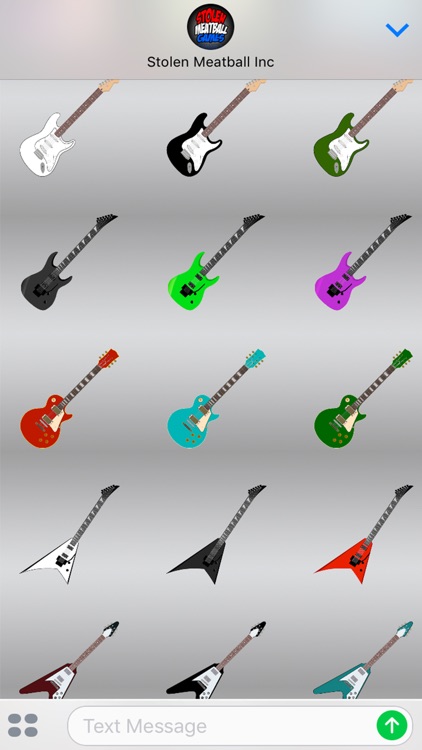 Guitars Galore Stickers