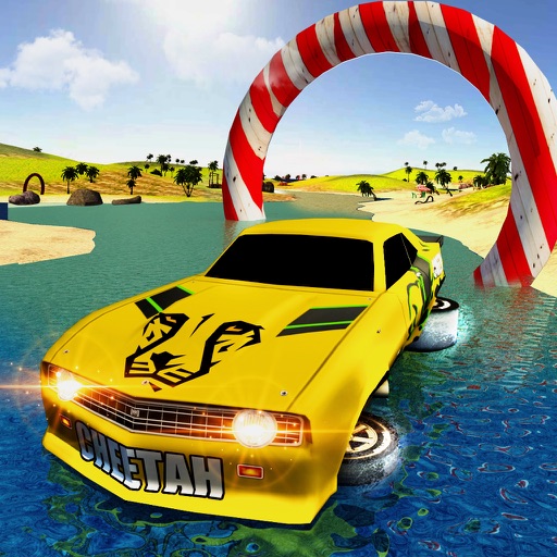 Car Racing Water Surfing Games