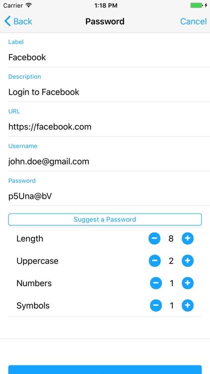Pocket Password screenshot-3