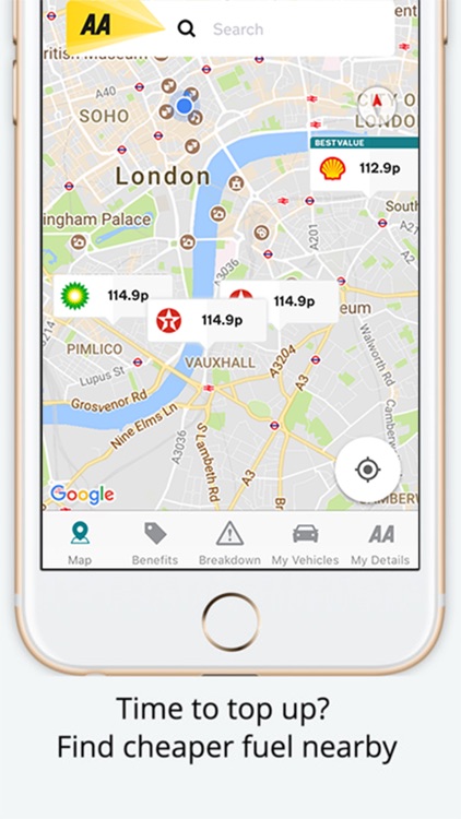 The AA screenshot-3
