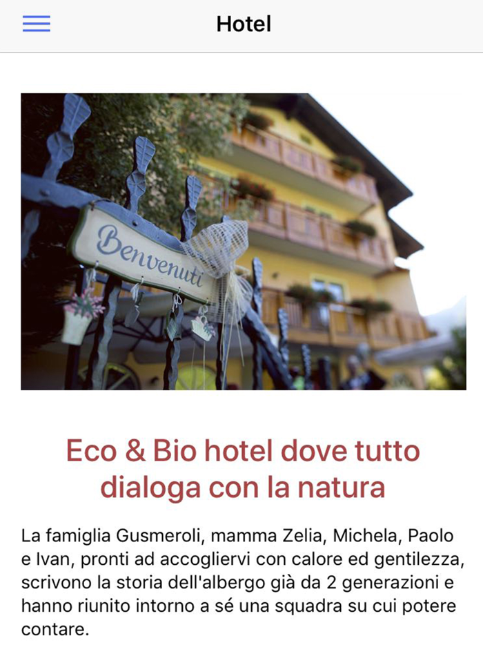 Family hotel Michela