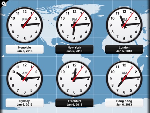 Скриншот из News Clocks